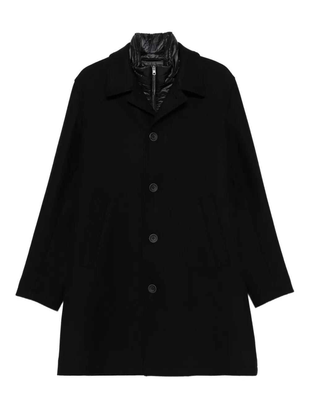 Single-Breasted Padded Coat