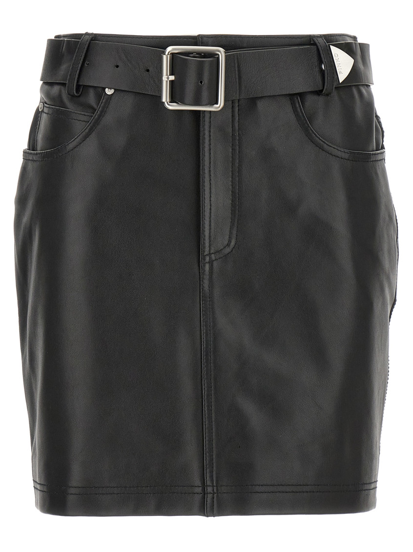 Leather Mini Skirt