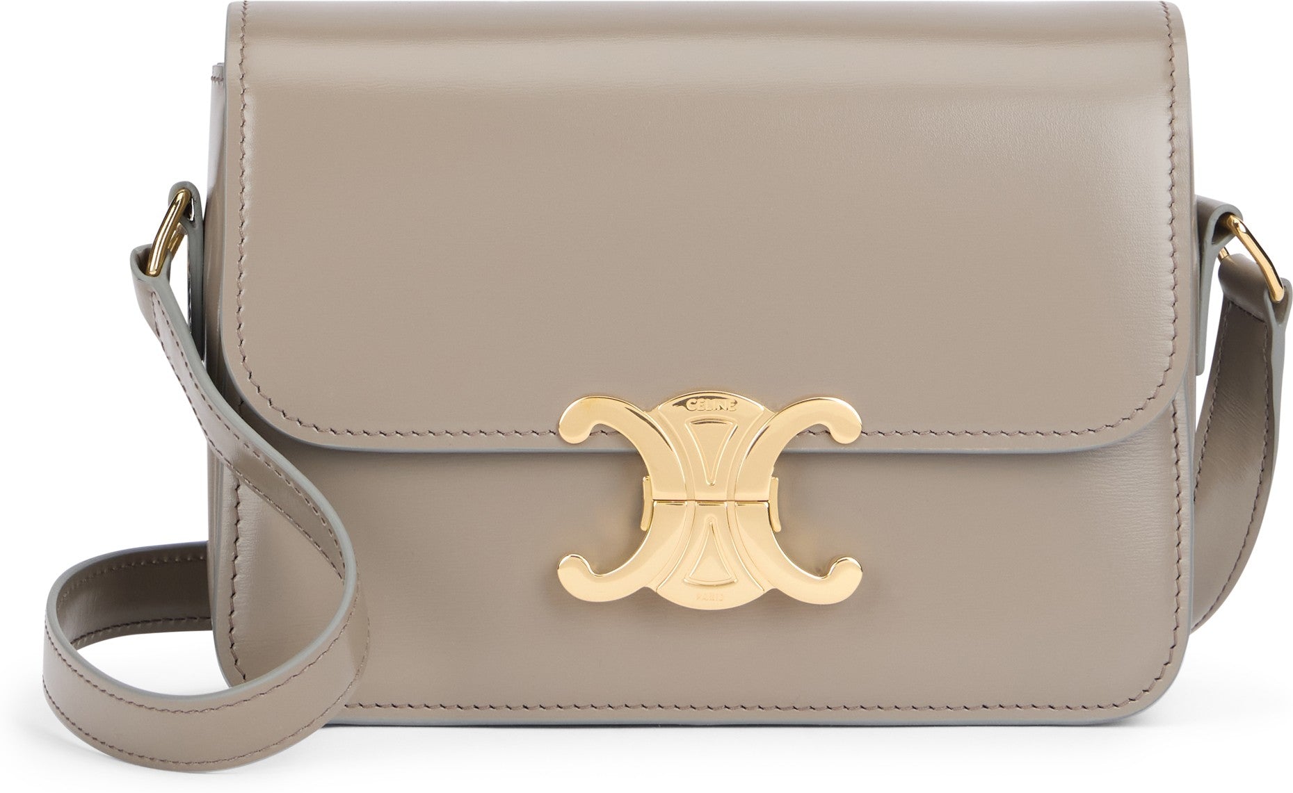 Teen Triomphe Bag in Shiny Calfskin