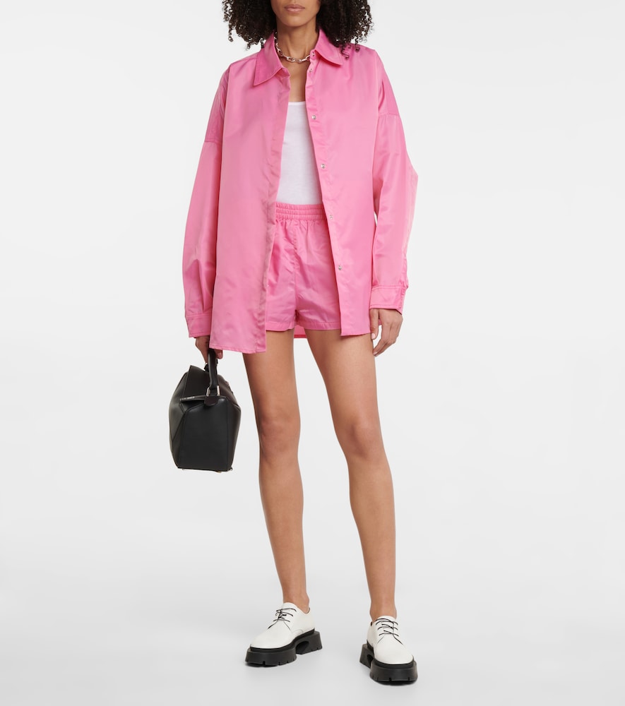 Perla shirt jacket and shorts set