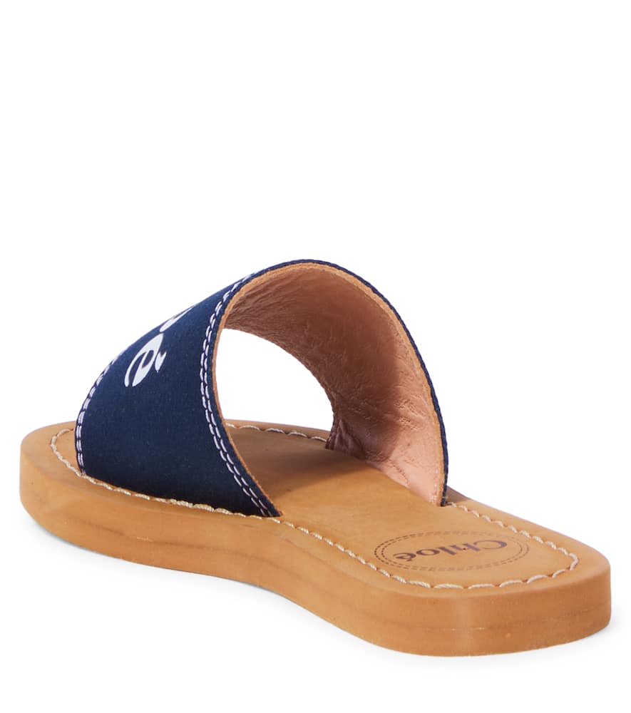 Chloé Kids Logo printed slides