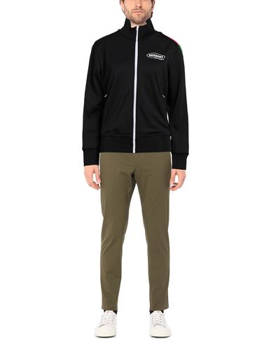 Man Sweatshirt Black Size XXS Polyester, Elastane, Cotton