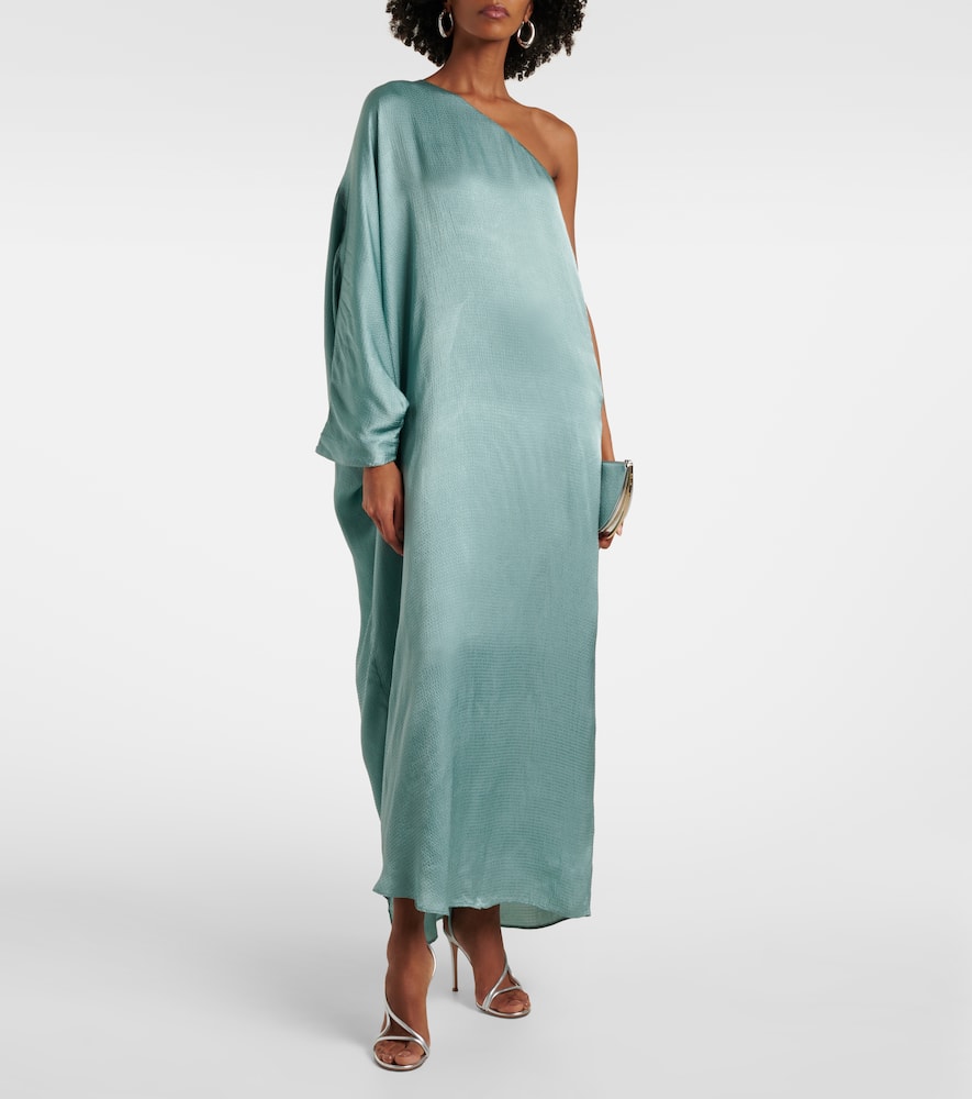 Sonia one-shoulder satin maxi dress