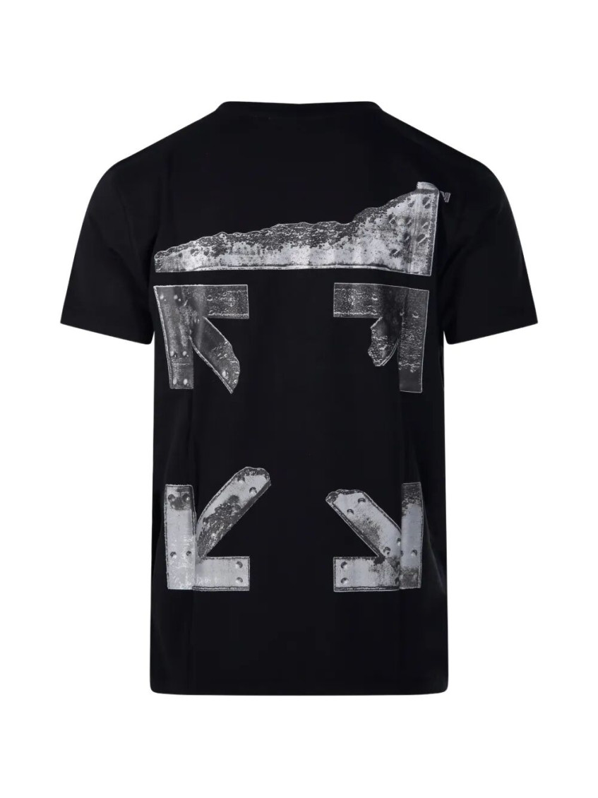 Metal Arrow Slim Fit Cotton T-Shirt