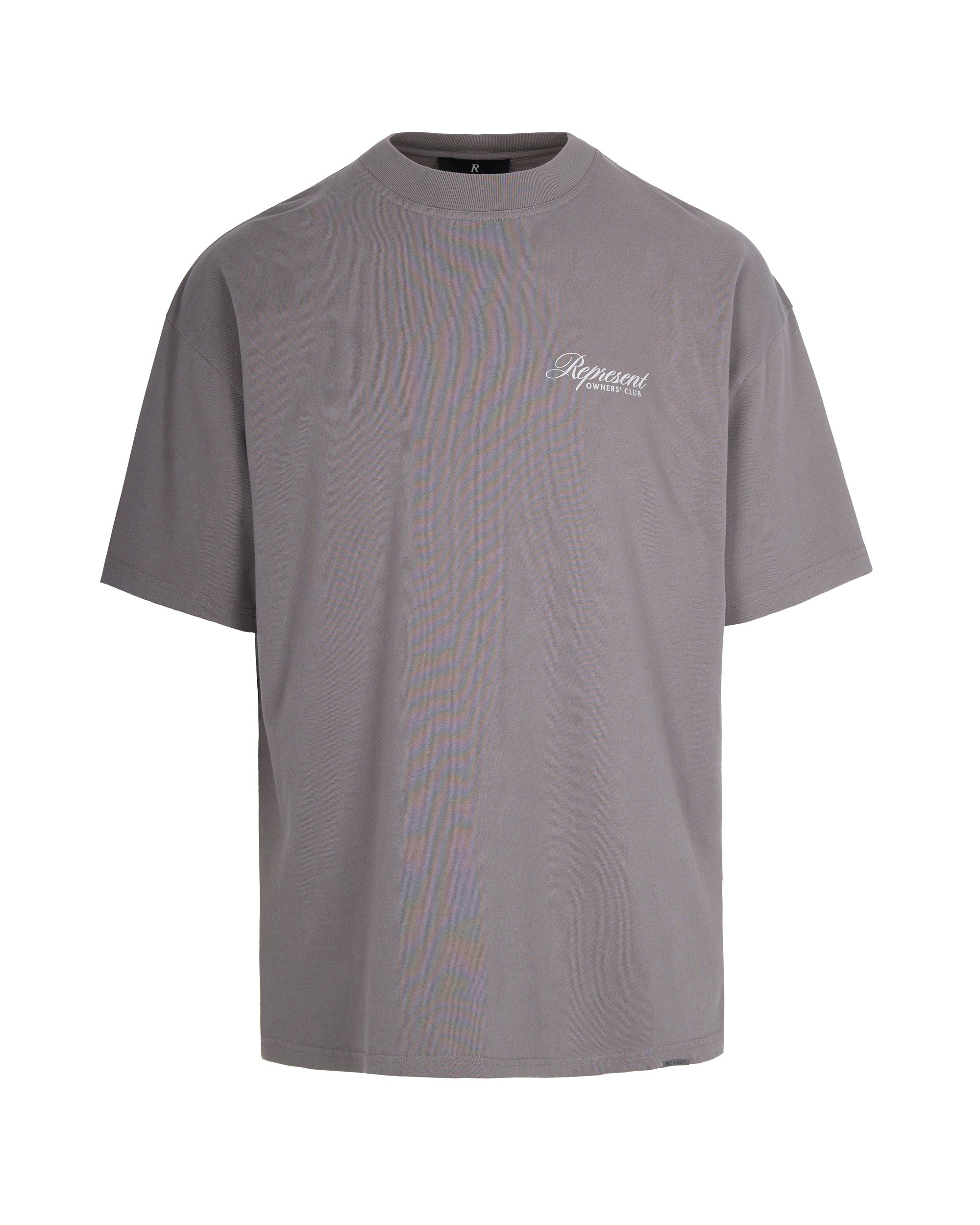 Crewneck Logo Jersey T-Shirt — Gray