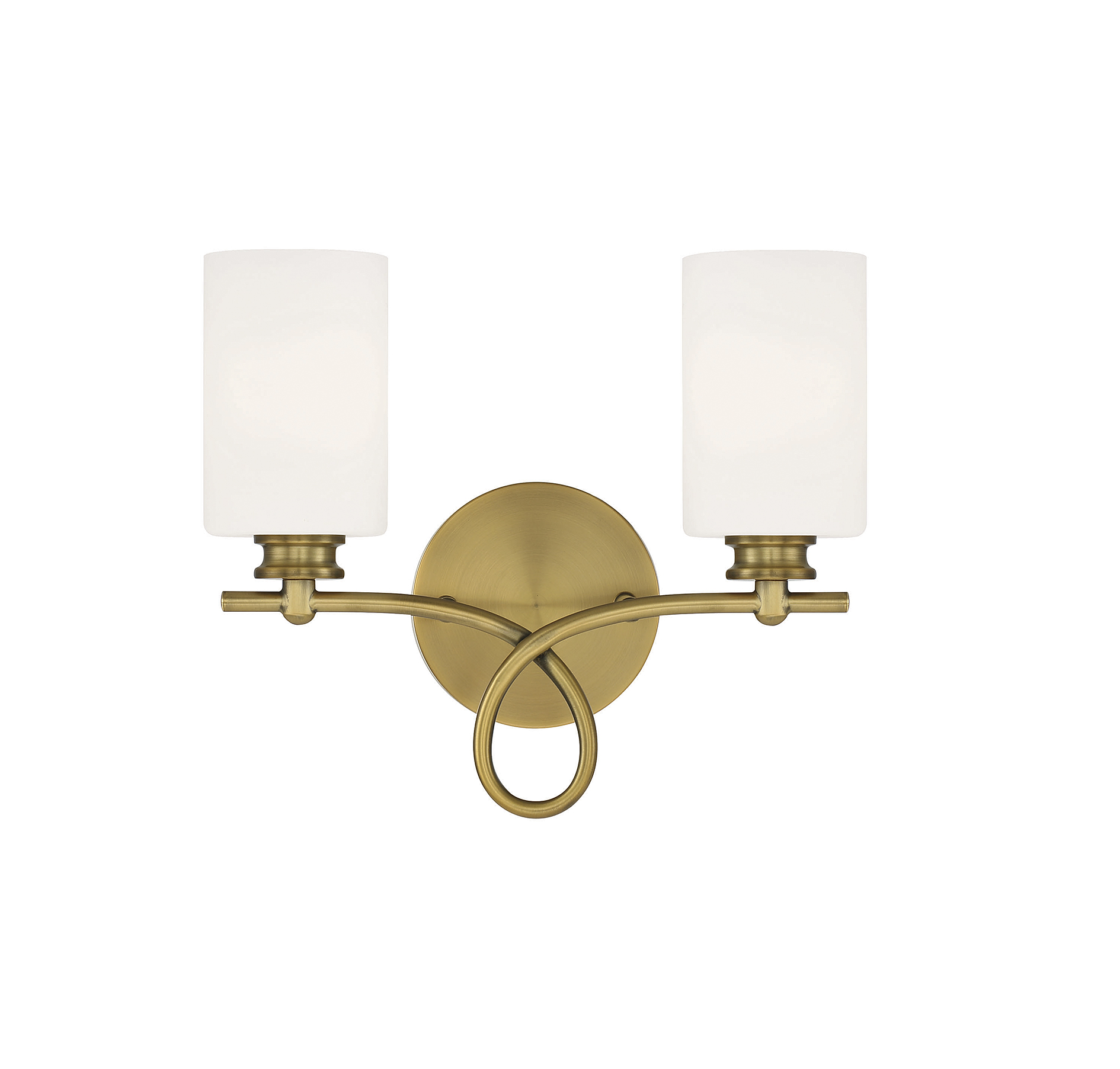 Savoy House Woodbury 2-Light Bathroom Vanity Light in Warm Bras