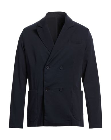 Man Blazer Midnight blue Size 42 Cotton, Elastane