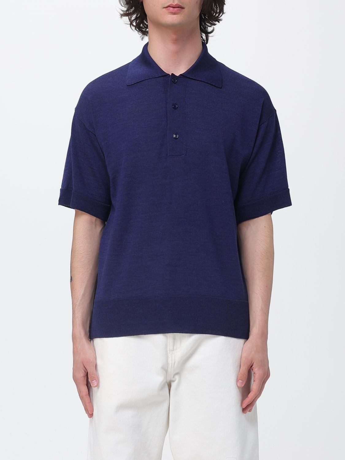 Polo Shirt Men color Blue