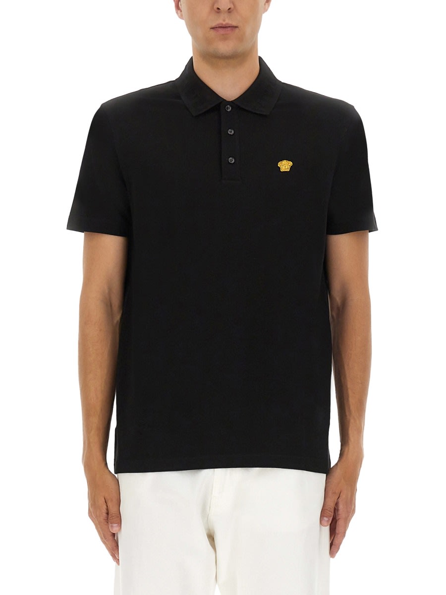 Piquet Polo Shirt With Embroidery