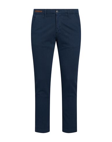 Man Pants Navy Size 30 Cotton, Elastane