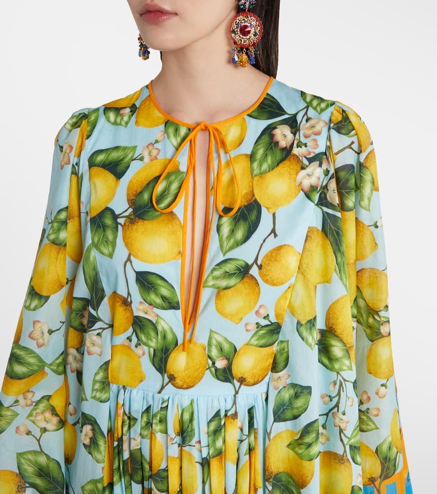 Taormina printed cotton kaftan