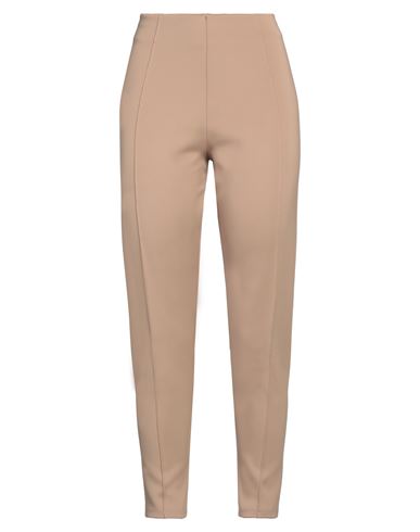 Deha Woman Pants Beige Size S Polyester, Elastane