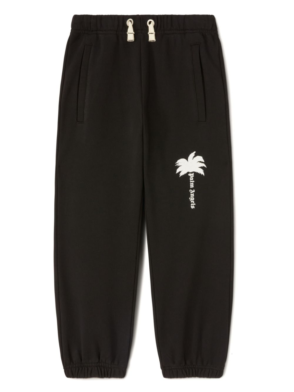 The Palm cotton track pants - Black