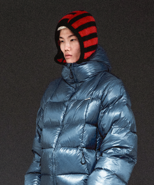 HOODED MUFFLER RED