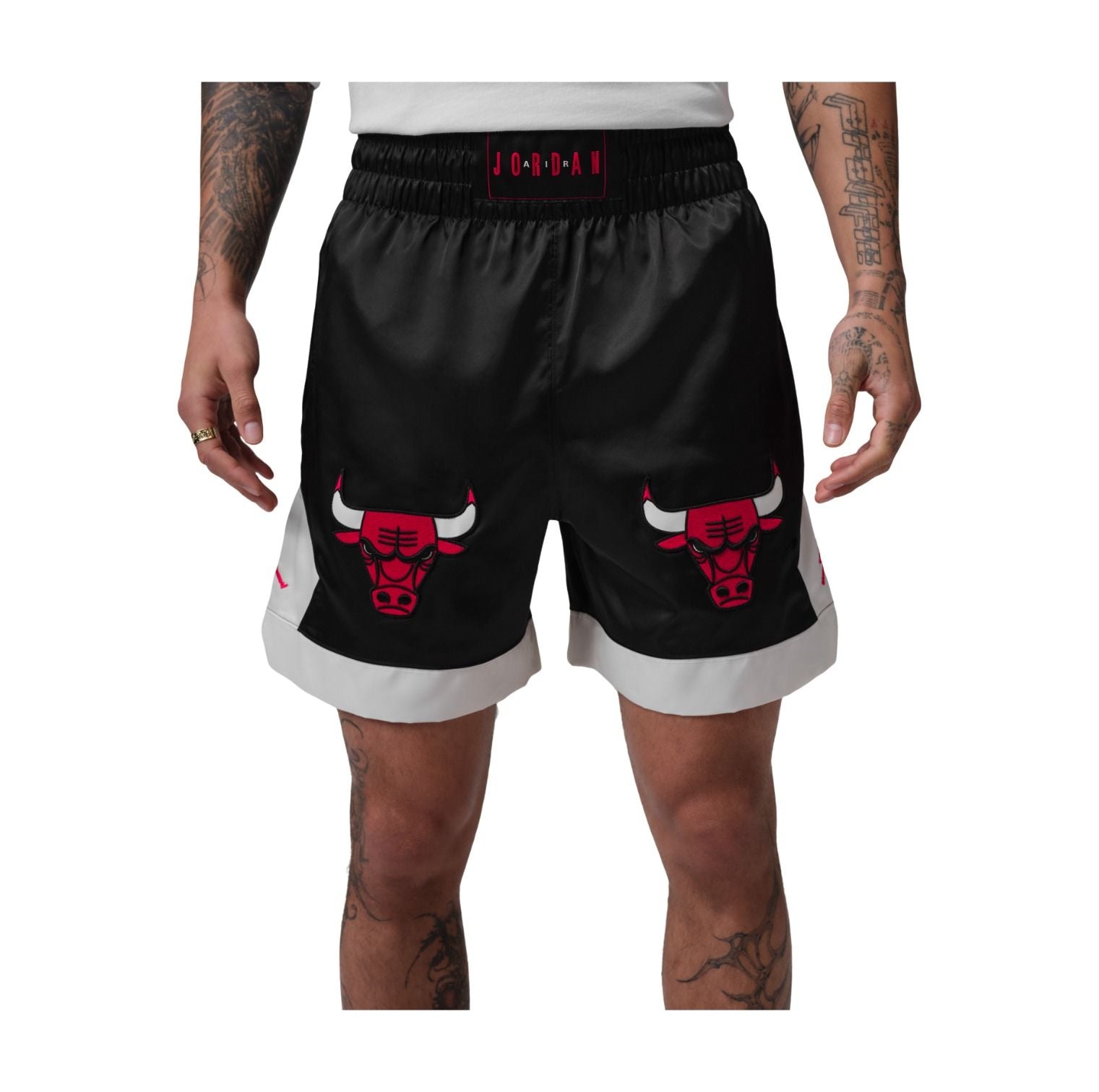 Air Flight Muay Thai Shorts 'Black Sail University Red'