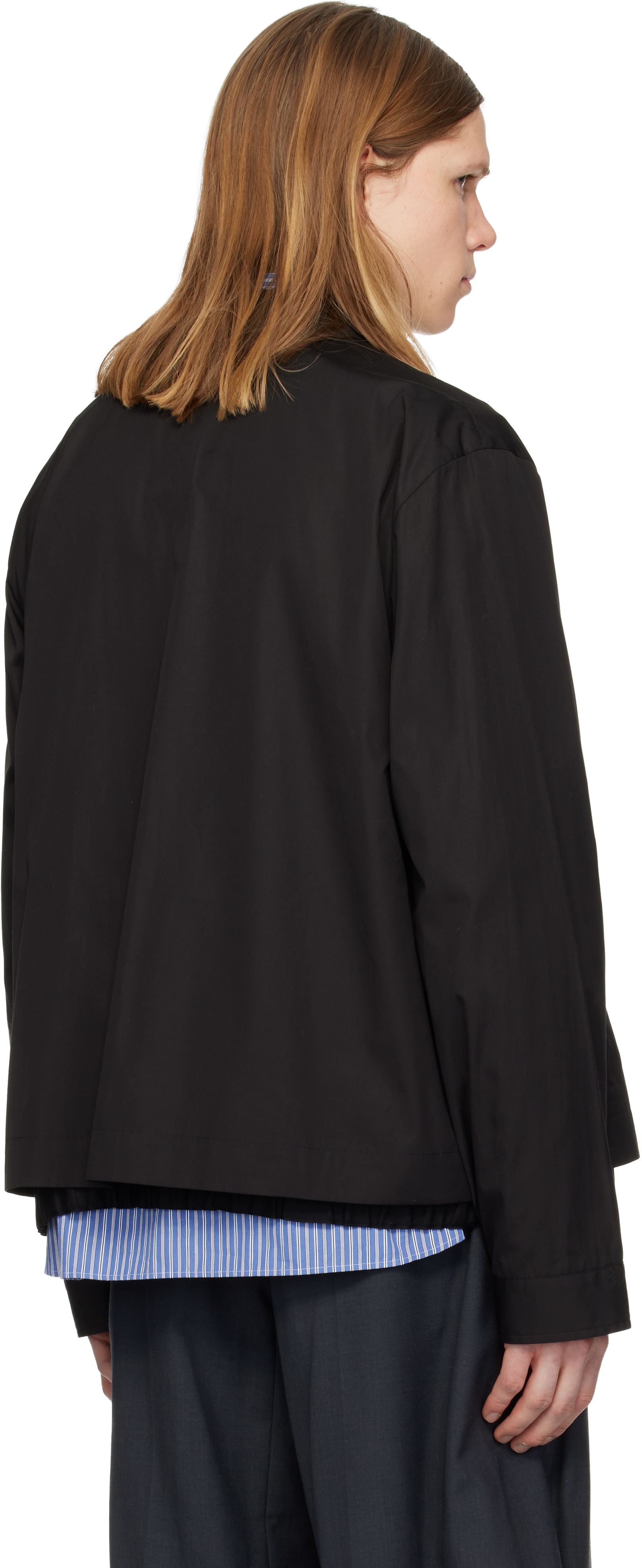 Black Poplin Jacket