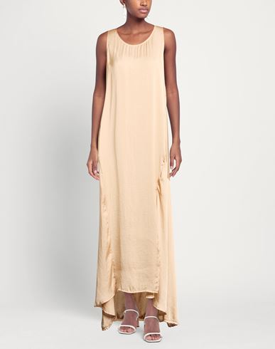 Woman Maxi dress Sand Size 4 Polyester