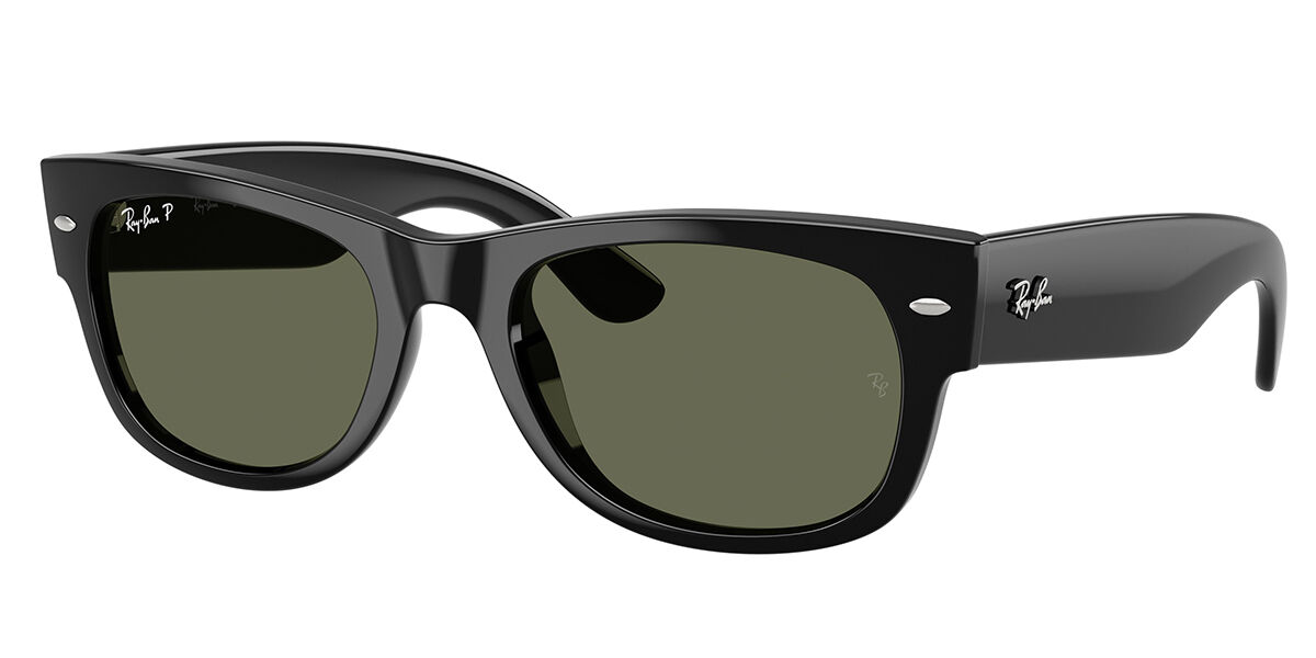 Ray-Ban RB0832SF Mega Wayfarer II Asian Fit Polarized 601/58 Men's Sunglasses Black