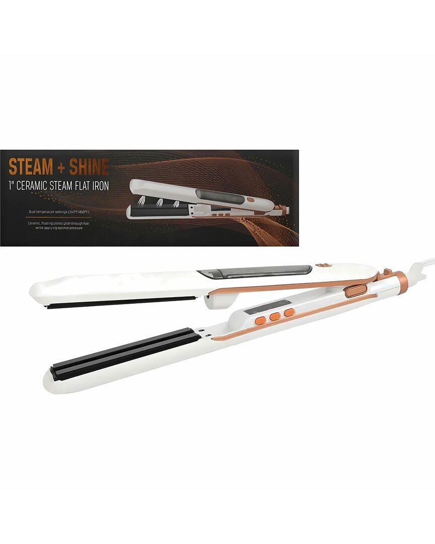 Steam + Shine 1in Ceramic Steam Flat Iron