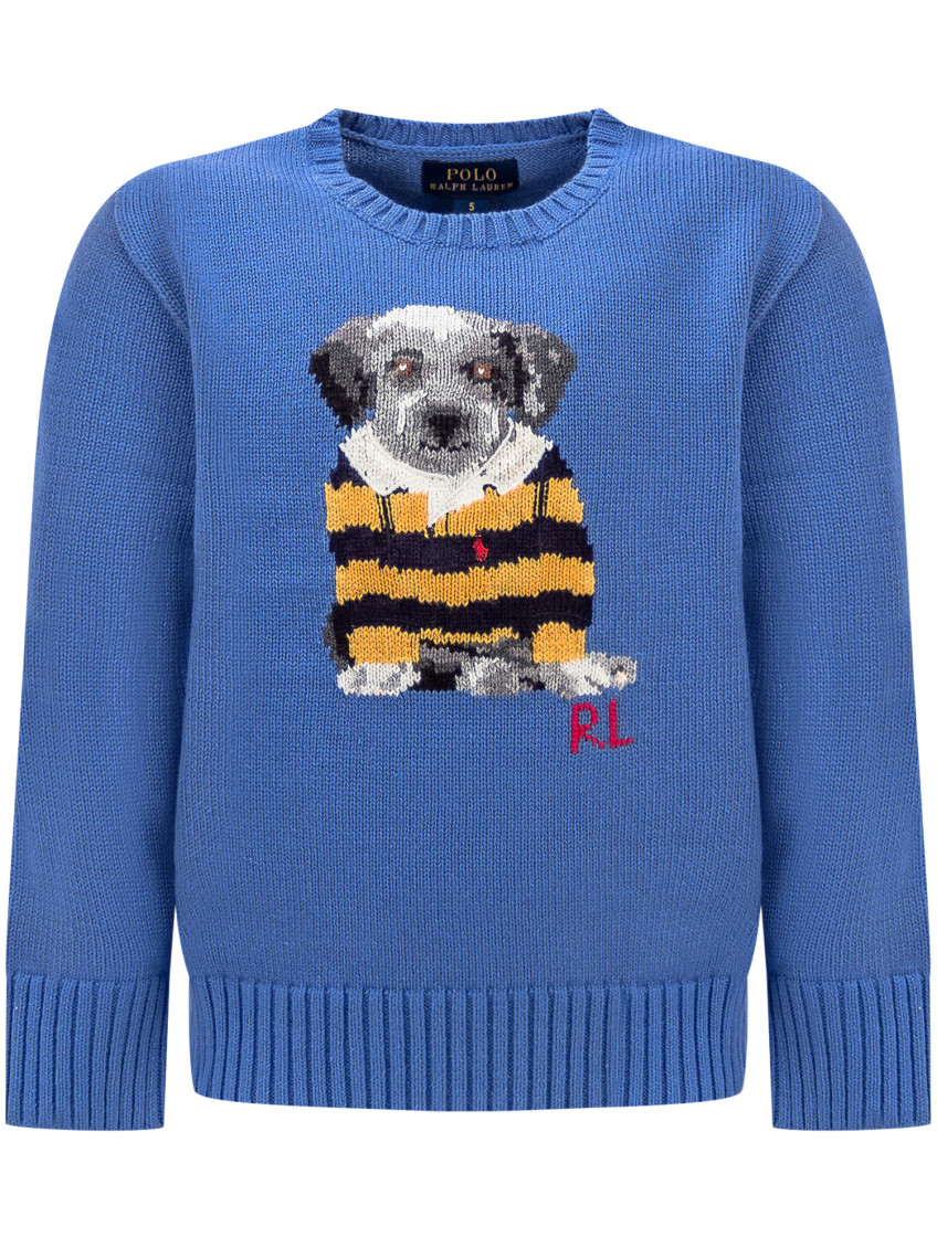 Kids Blue Graphic Sweater