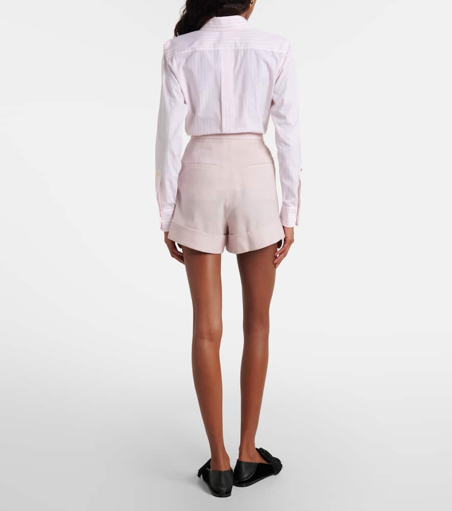 Celebre wool-blend shorts