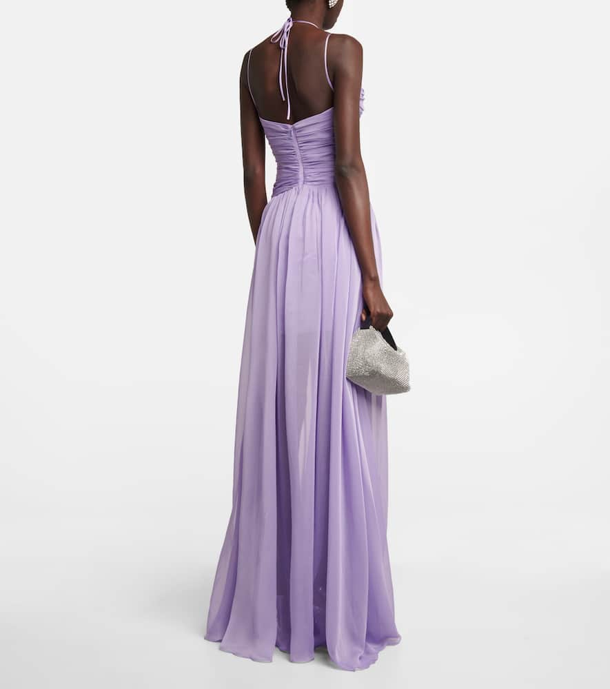 Rasario Cutout chiffon gown