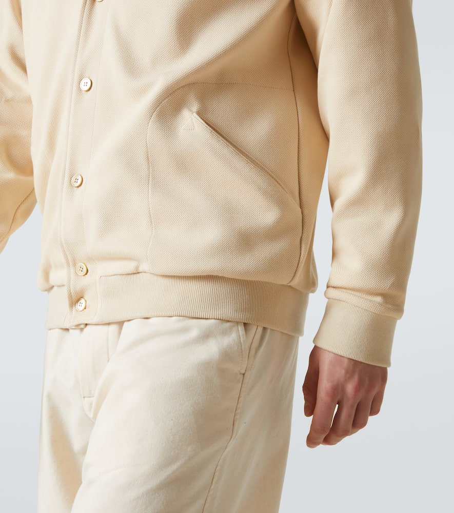 Cotton-blend cardigan