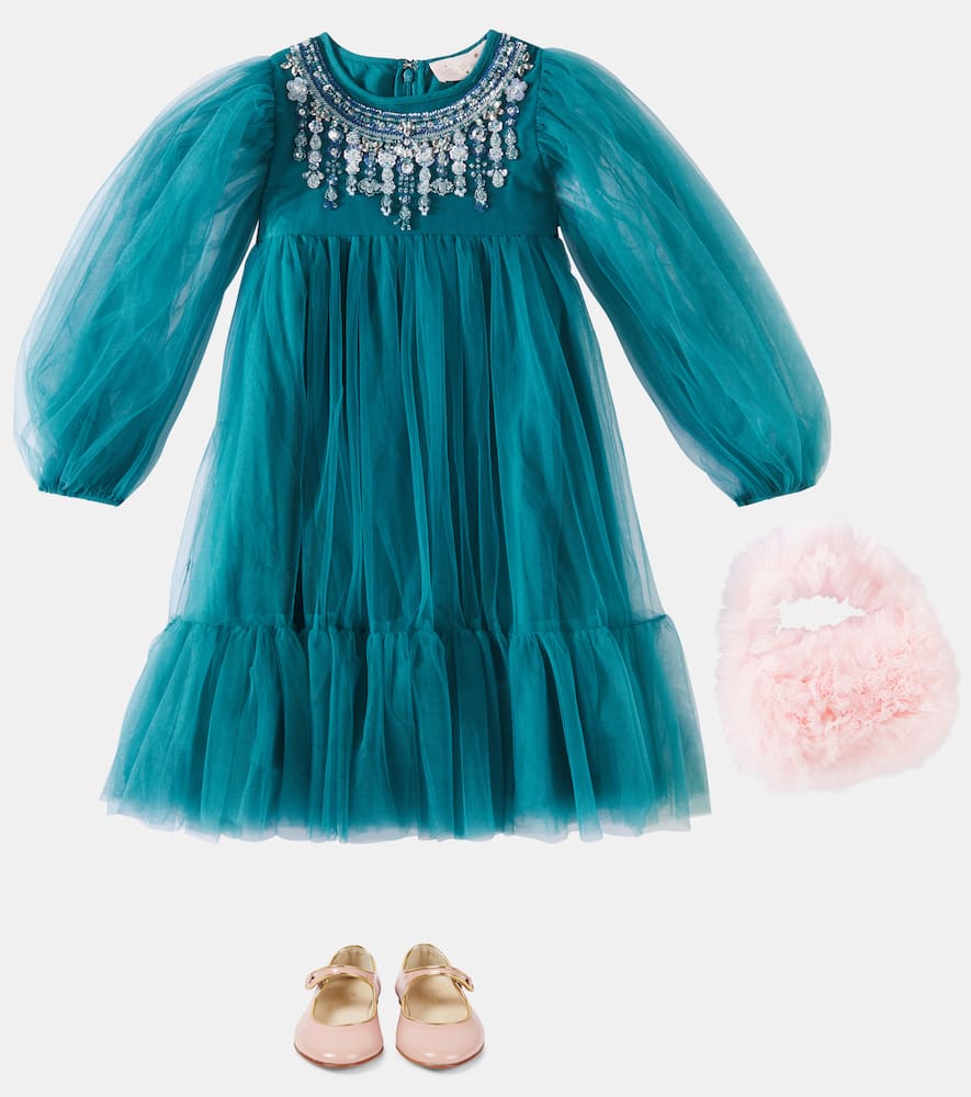 Tutu Du Monde First Frost cotton jersey and tulle dress