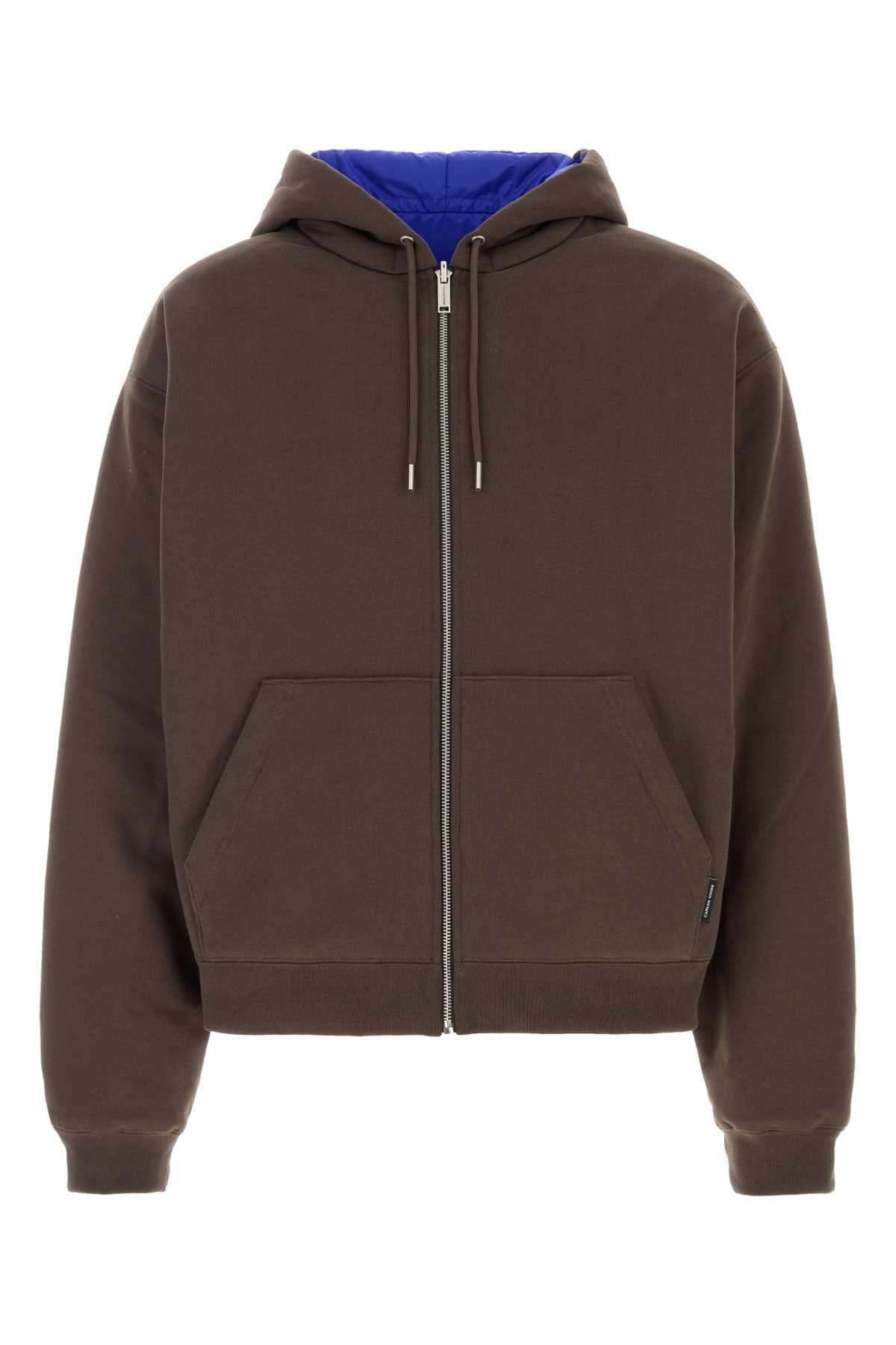 Fuse Reversible Hoodie — Brown