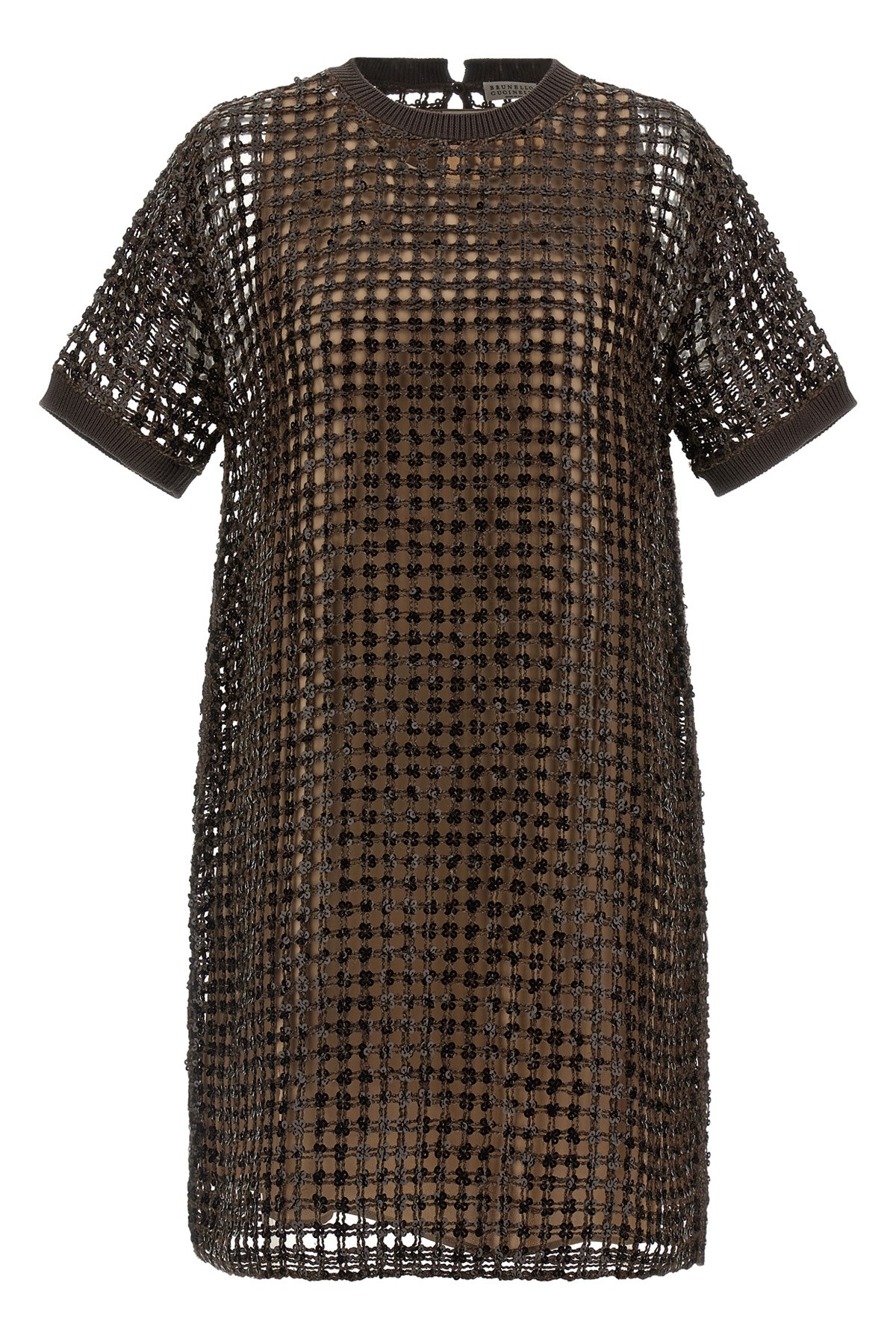 Sequin Mesh Dress