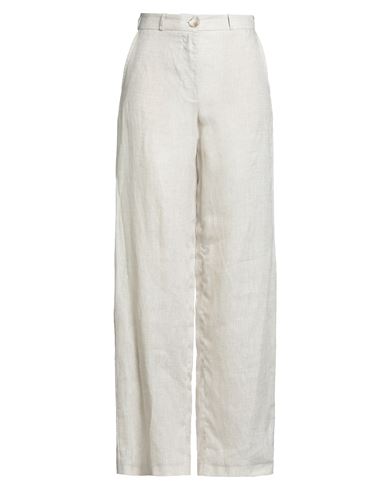 Woman Pants Beige Size 6 Linen