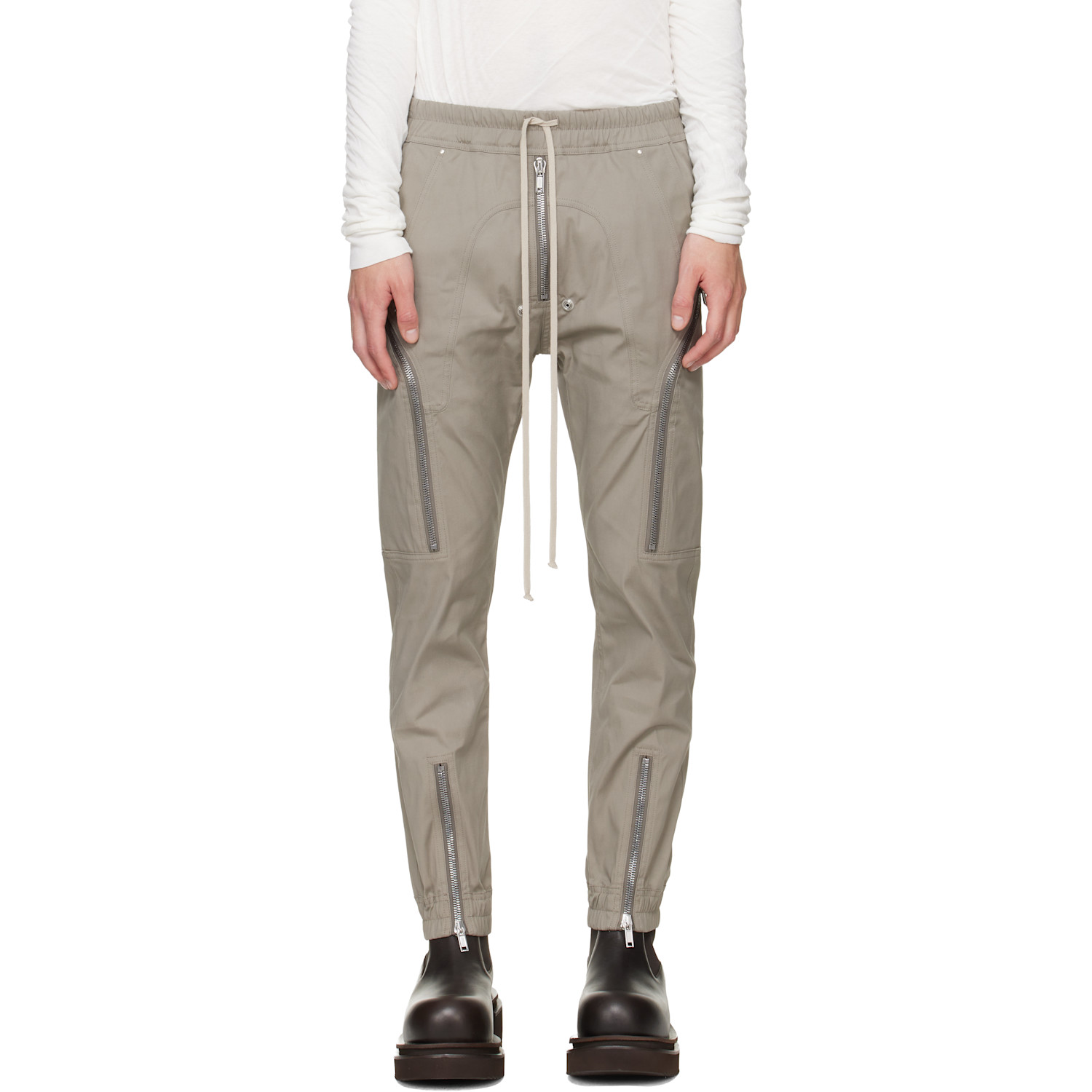 Gray Tower Heizer Cargo Pants