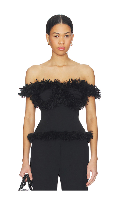 LADO BOKUCHAVA Valkiria Corset in Black. L. Also in M