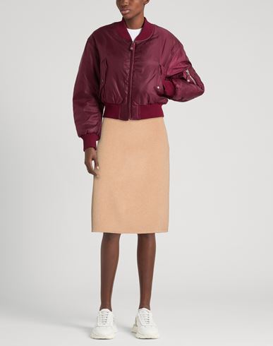 Woman Midi skirt Camel Size 6 Cashmere, Wool