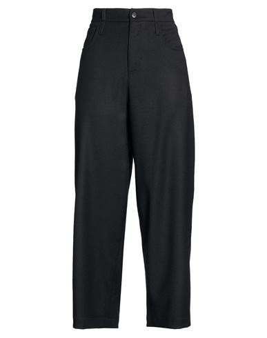 Woman Pants Black Size 4 Virgin Wool, Elastane
