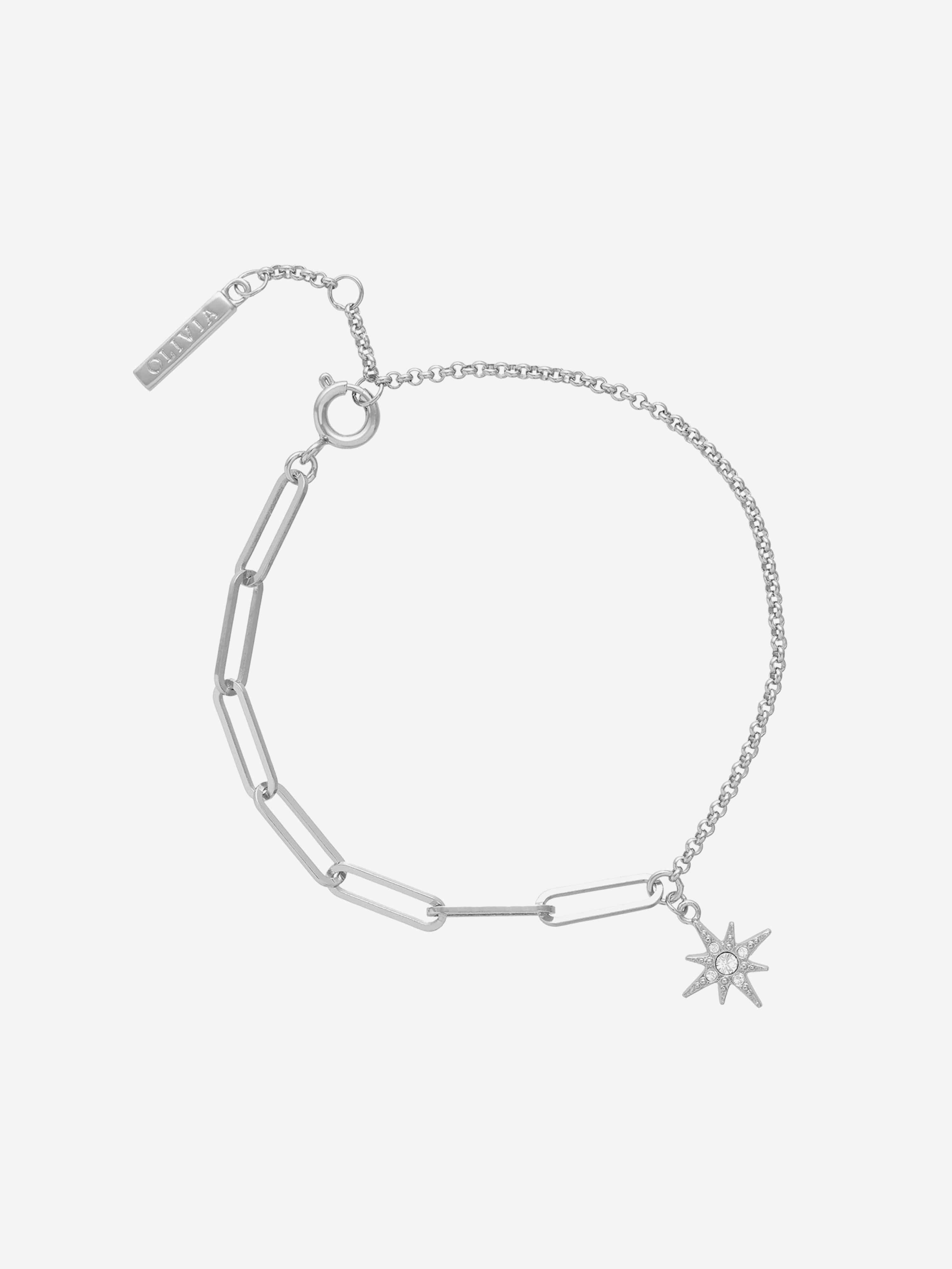 Celestial North Star Mismatch Bracelet in Silver (16cm) One size By Childsplay Clothing