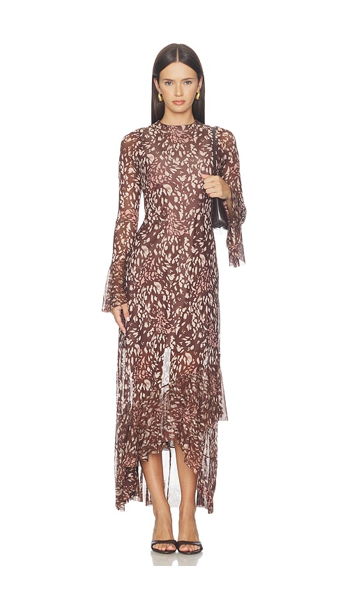 Especia Kotiya Long Dress in Brown. XL also in