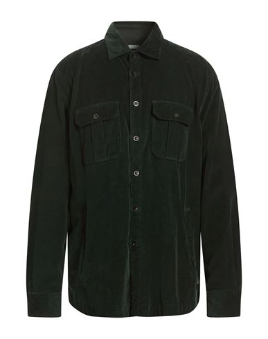 Man Jacket Dark green Size XL Cotton
