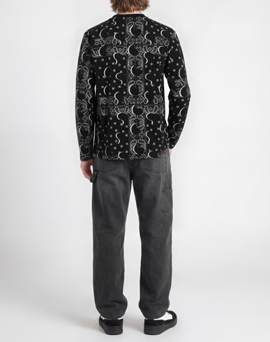 Man Sweatshirt Black Size S Cotton