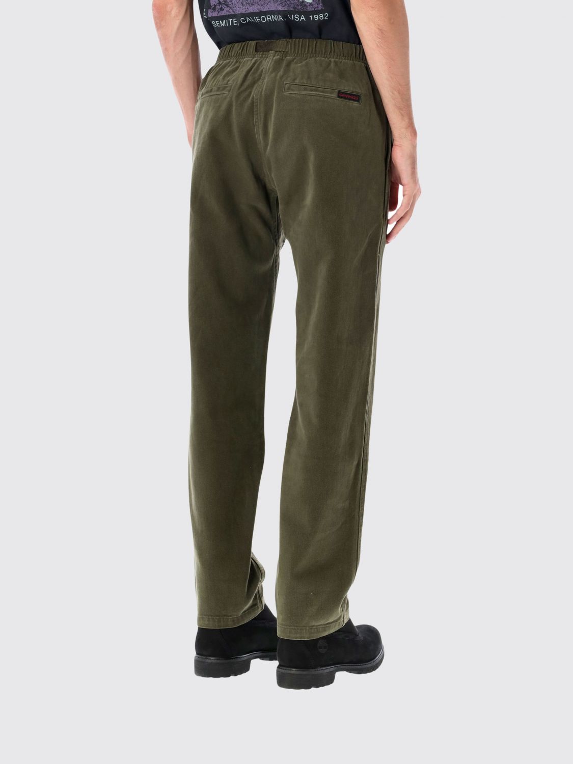 Pants Men color Green