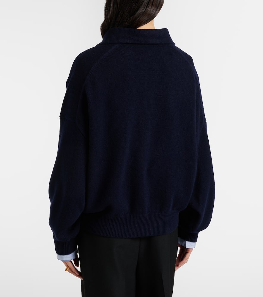 Etta cashmere polo sweater