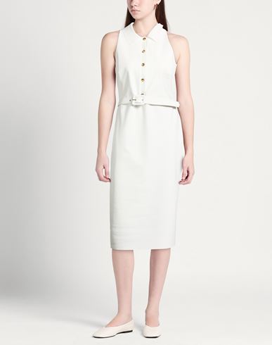 Woman Midi dress White Size 8 Polyamide, Elastane
