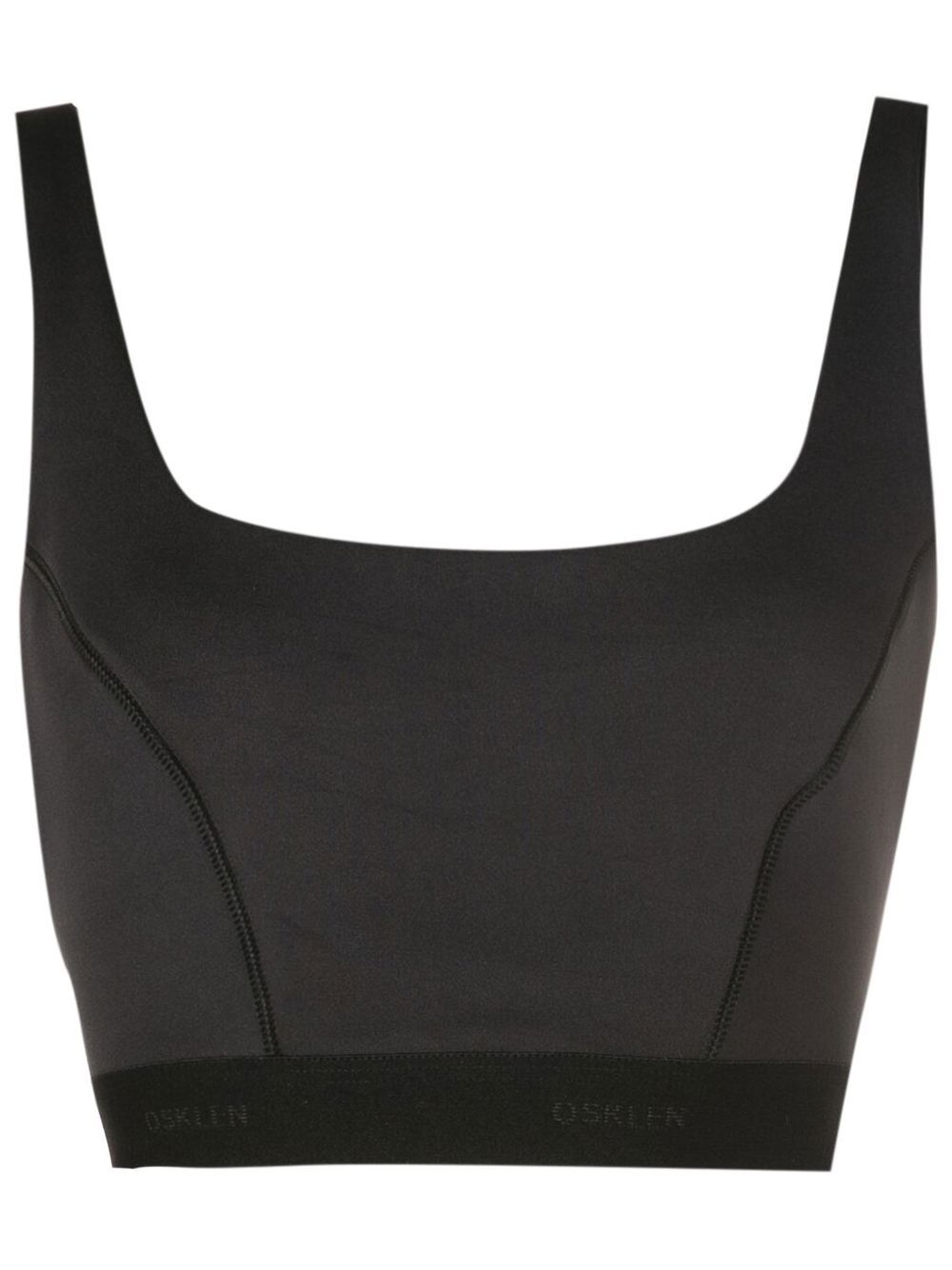 Naked Back cropped top - Black