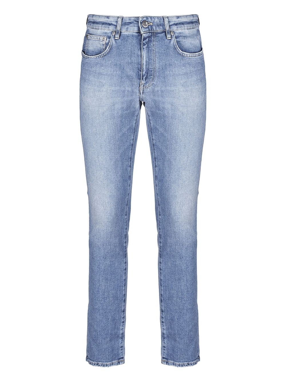 Cotton slim jeans - Blue