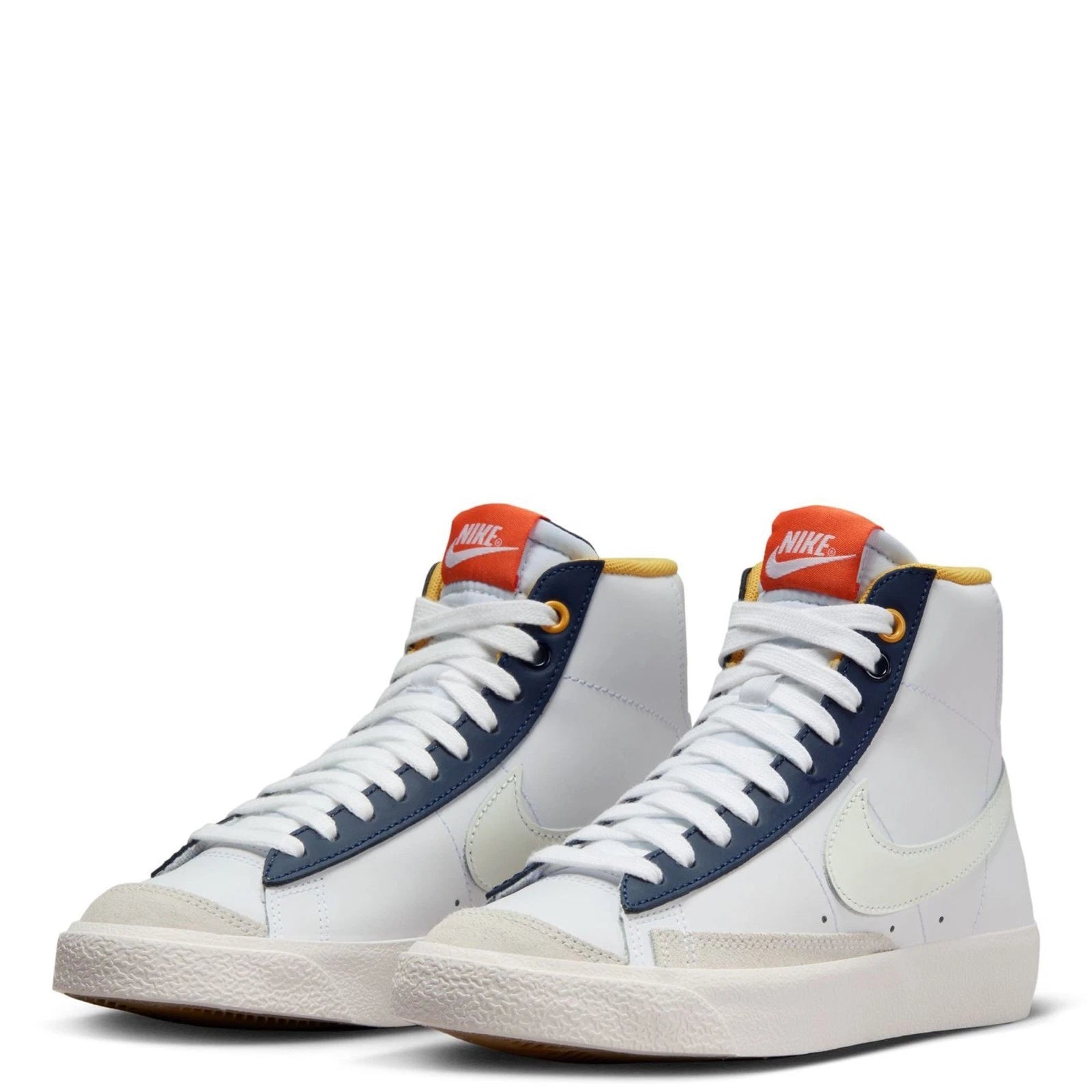 Youth Blazer Mid ' FN6966- White Midnight Navy Grade School Shoes HTAT2
