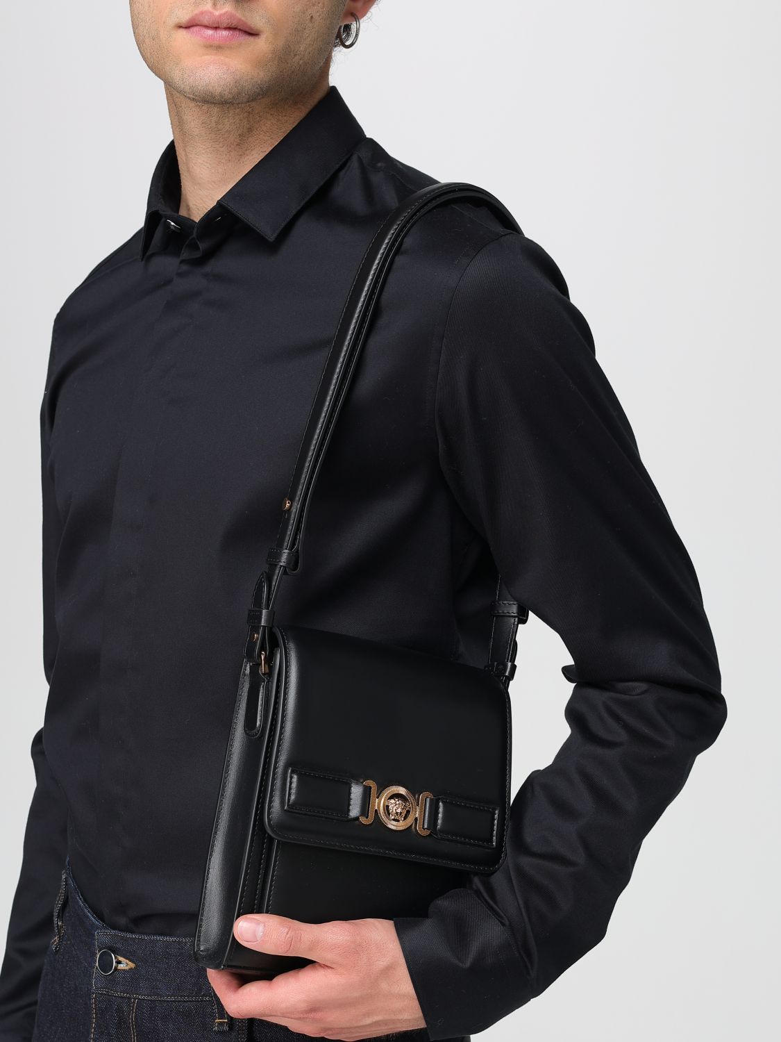 Medusa crossbody bag - Black