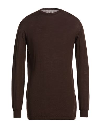 Man Sweater Chocolate brown Size M Virgin Wool