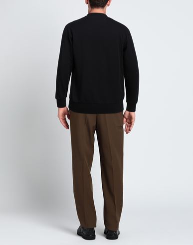 Bikkembergs Man Sweatshirt Black Size S Cotton, Elastane