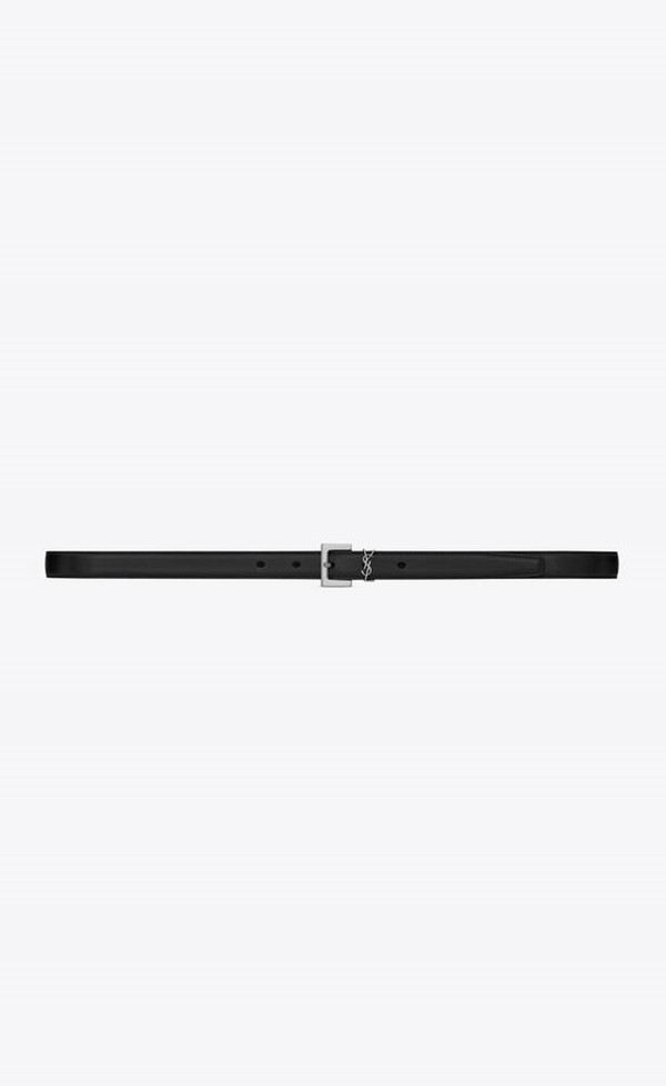 Monogram square-buckle belt