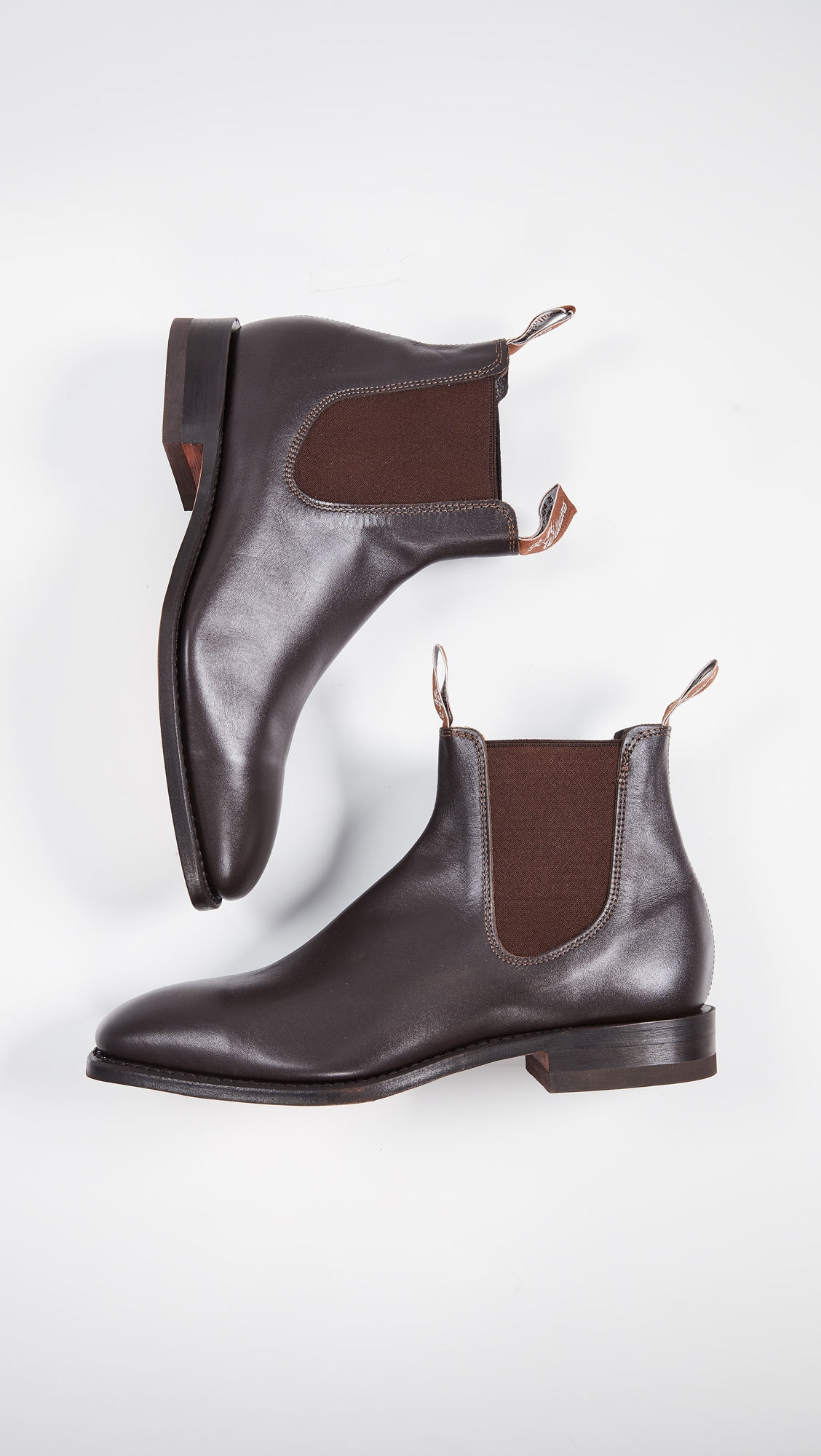 R. M. Williams Classic RM Leather Chelsea Boots Chestnut